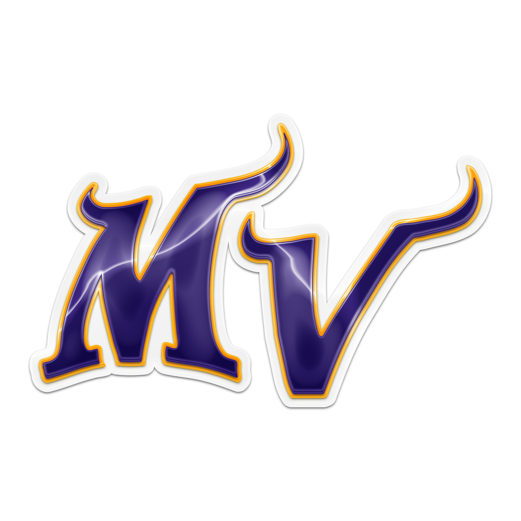 Minnesota Vikings Crystal Logo vinyl decal